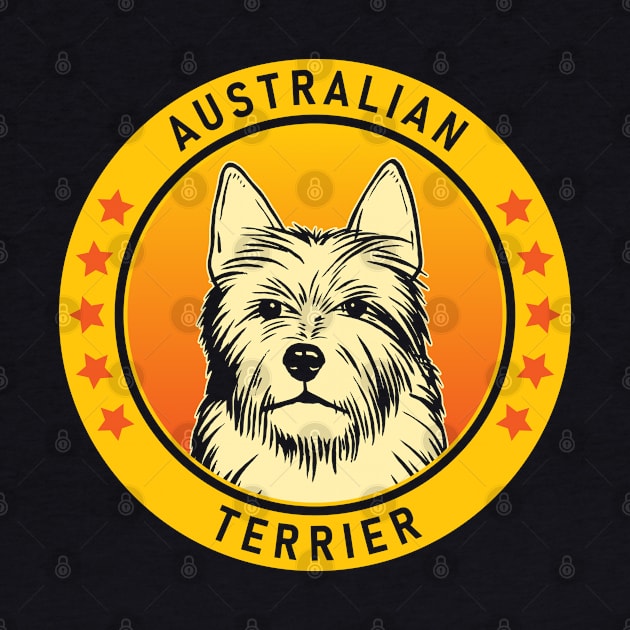 Australian Terrier Dog Portrait by millersye